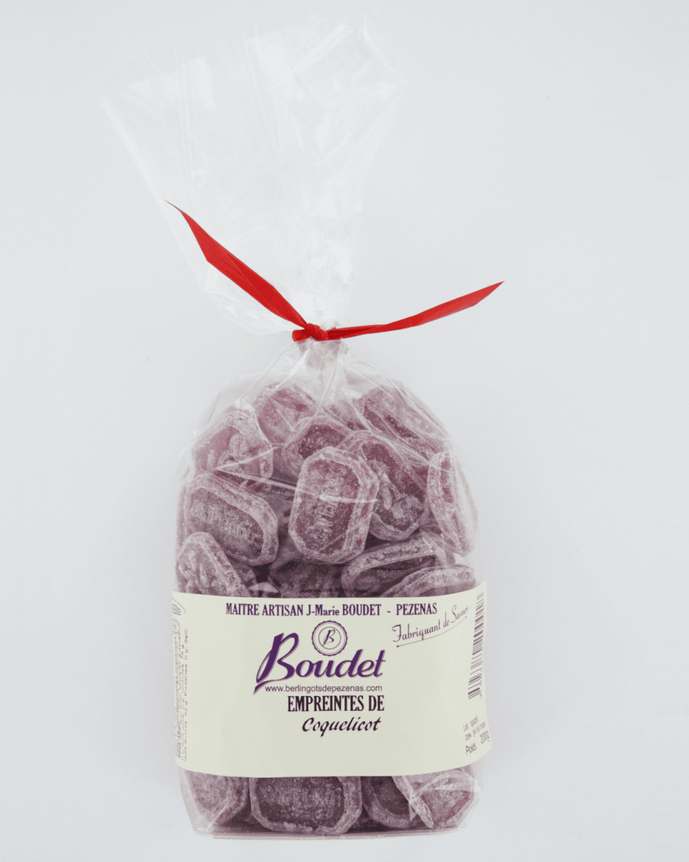 Bonbons Verres Violette - Boudet 