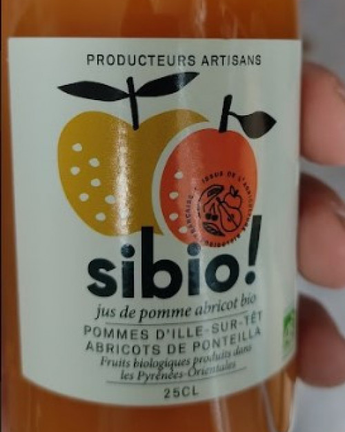 Jus Pomme abricot 25cl