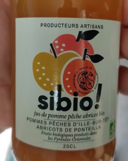 Jus Pomme pêche abricot 25cl