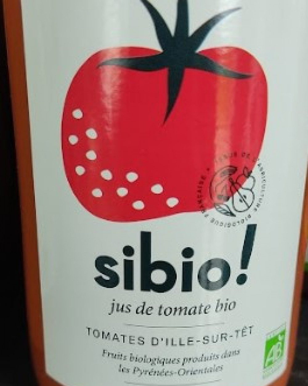 Jus de tomate SiBio 75 cl