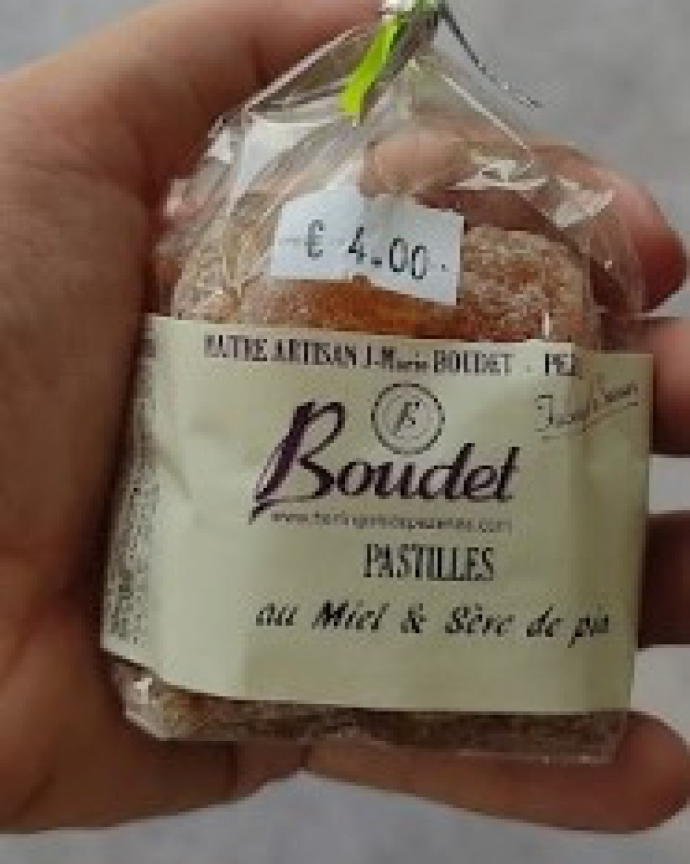 Pastille Miel & Sève des pins - Boudet 