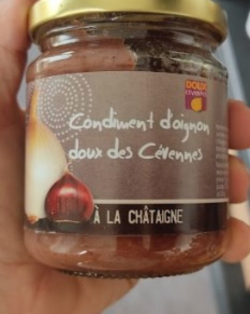 Confit d'oignon à la châtaigne 